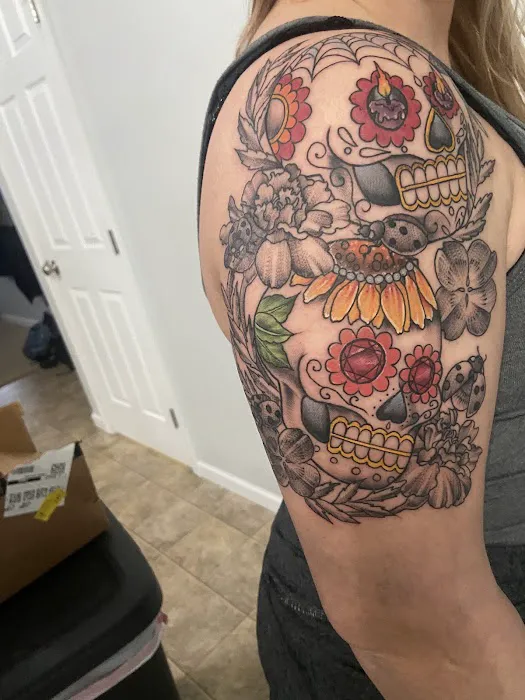 Leaf and Arrow Tattoo 3