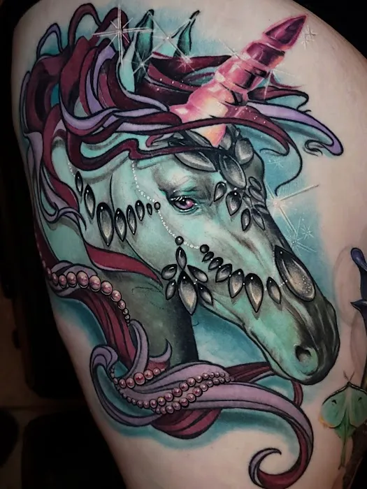 Minerva's Quill Tattoo 2