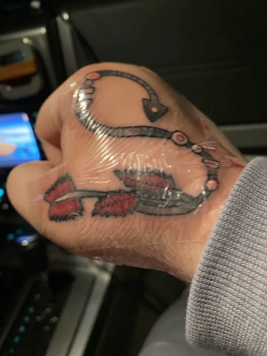 Minerva's Quill Tattoo 3