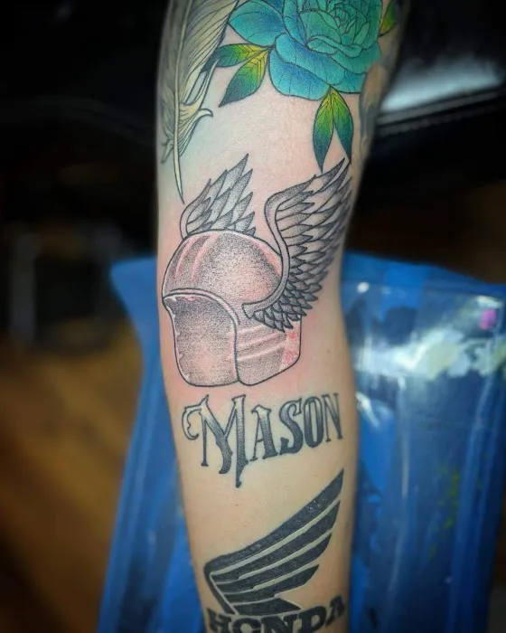 Minerva's Quill Tattoo 5