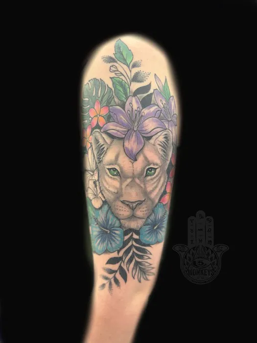 5 Monkeys Tattoo 0