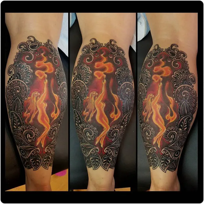 Wave n' Pave Tattoo 8