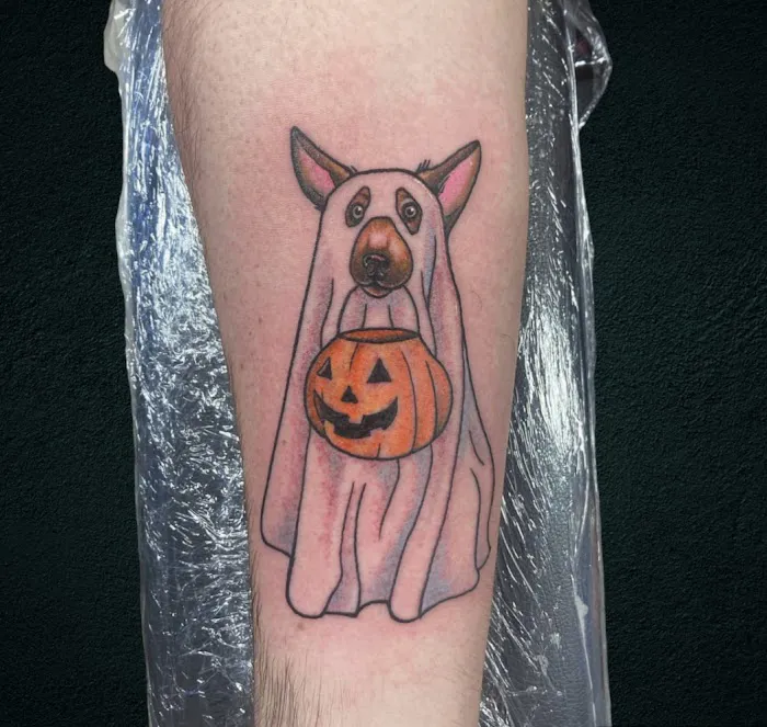 Golden Hearts Tattoo 8