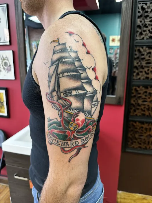 Cosmic Sea Tattoo 4
