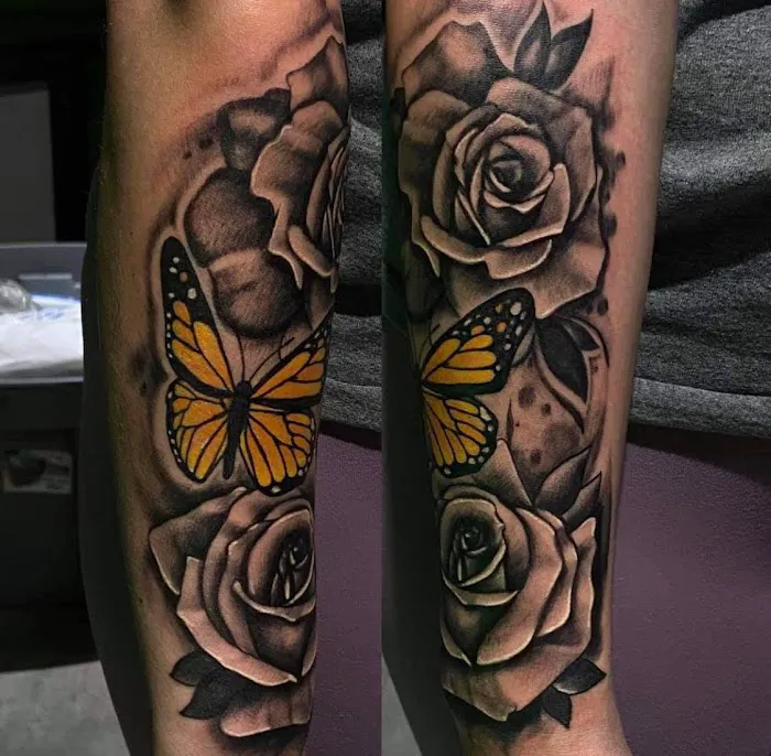 Skull and Snake Tattoo Studio Art Gallery 5