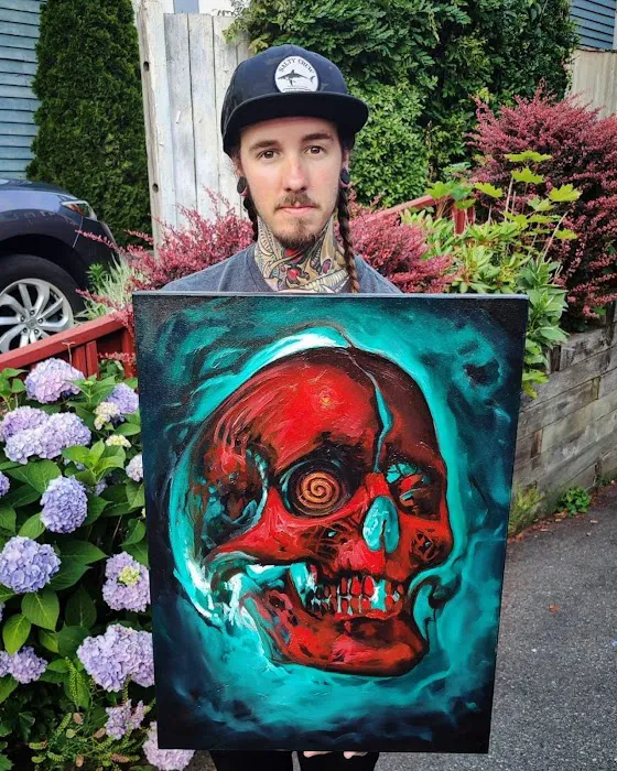 Skull and Snake Tattoo Studio Art Gallery 0