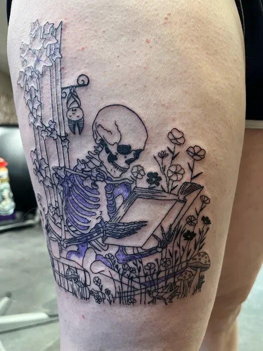Black Cat Tattoo 1