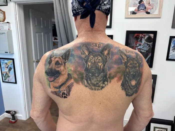 Black Armor Tattoo 2