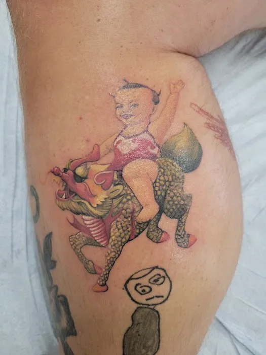 Golden Gaia Tattoo 2