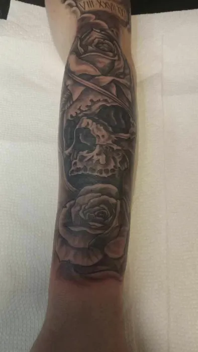 Black Cricket Tattoo 8
