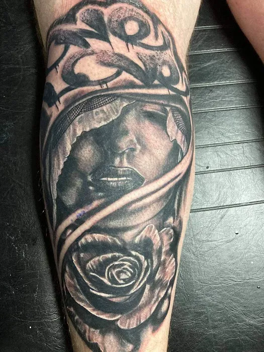 Matte black Tattoo 9