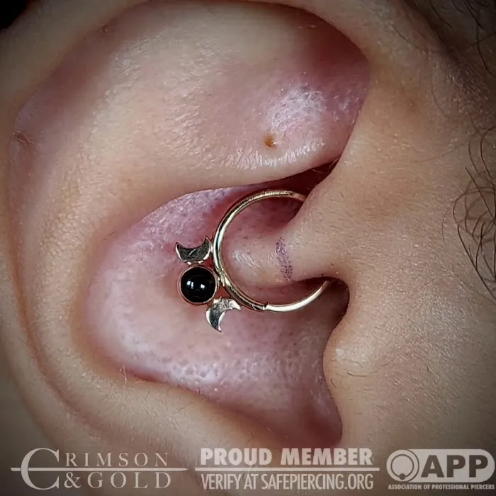 Crimson & Gold Piercing 1