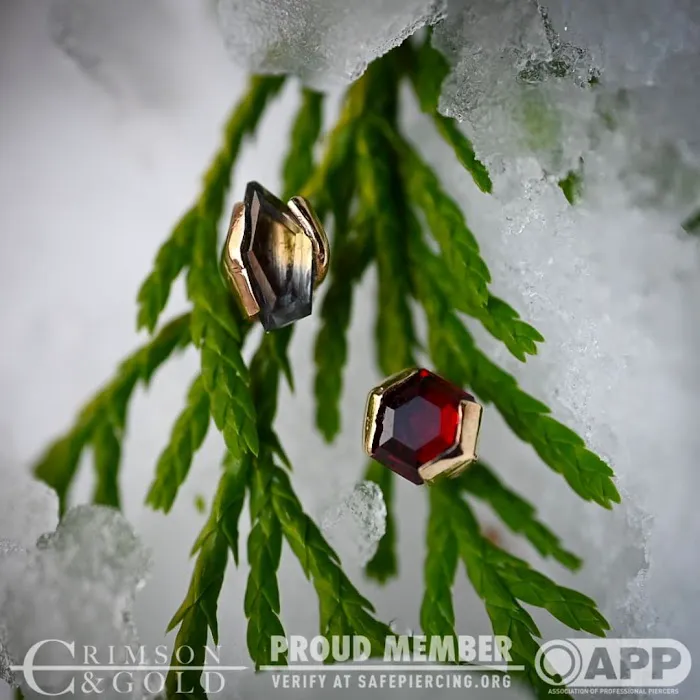 Crimson & Gold Piercing 8