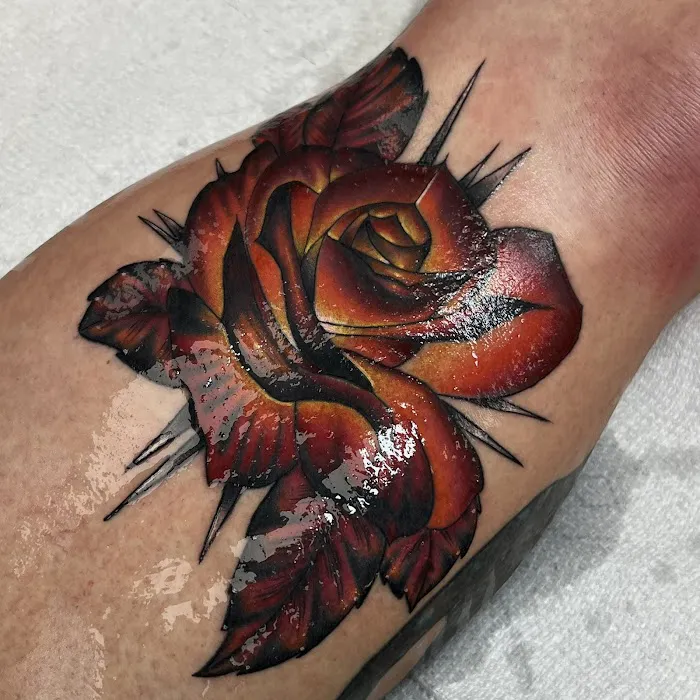Happy Leaf Tattoo 4