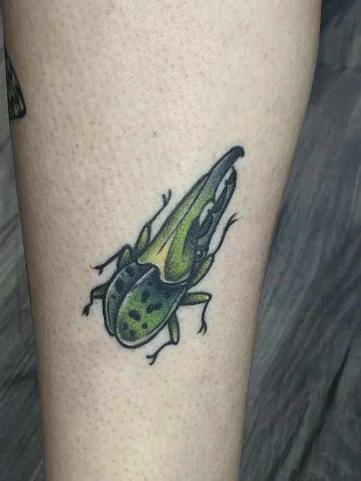 Happy Leaf Tattoo 2