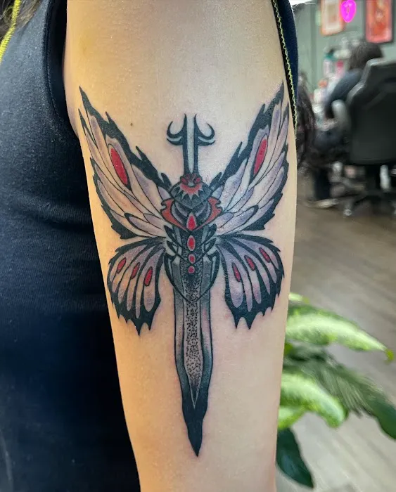 The Wolf and Witch Tattoo 1