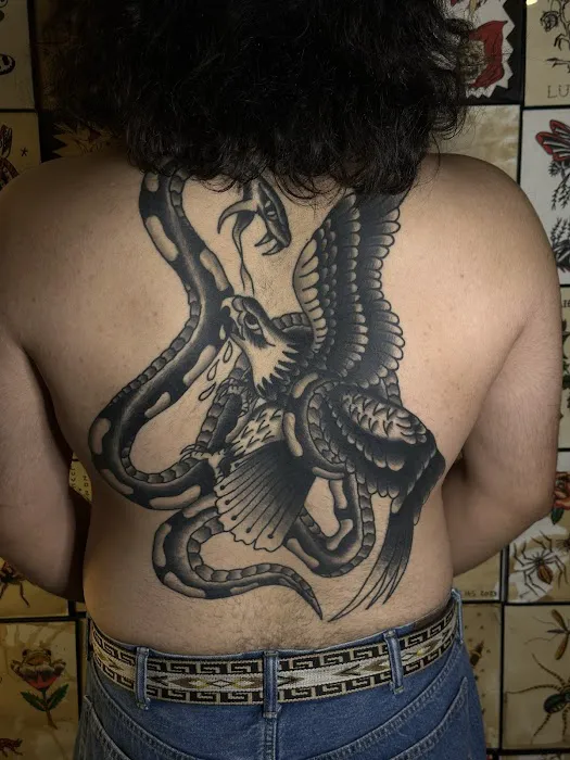 Blue Frog Tattoo 2