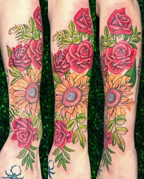 Green Fox Tattoo 2