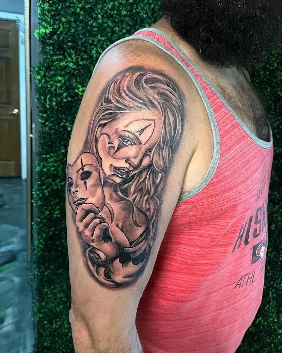 Green Fox Tattoo 1