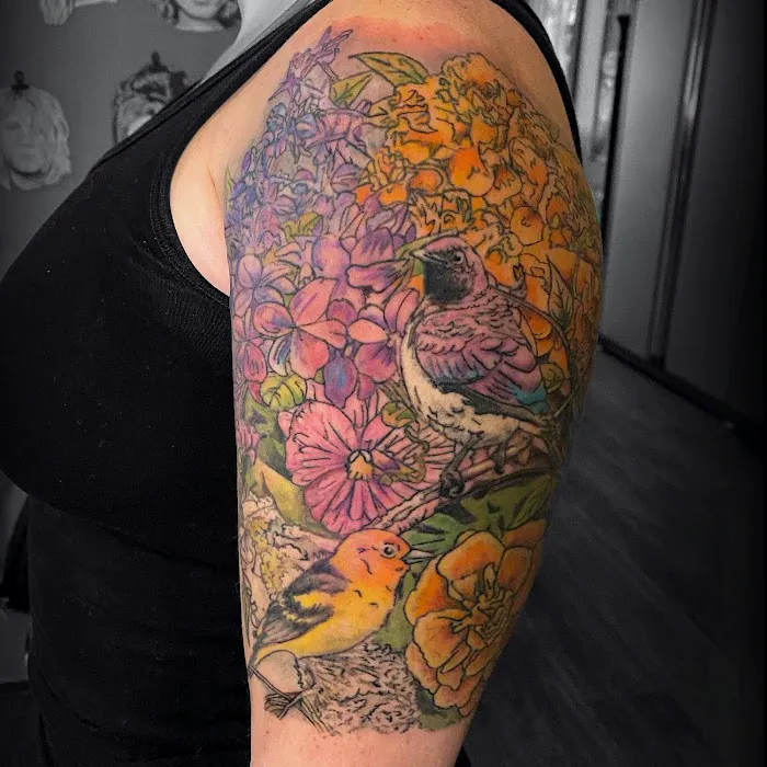Caffeinated Caterpillar Tattoo Spa 6