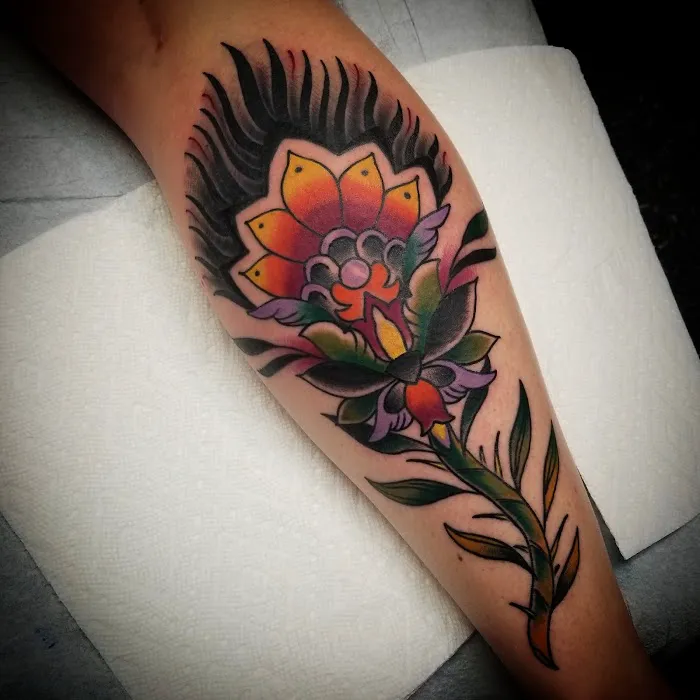 Painted Lady Tattoo 7