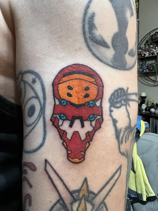 Electric Robot Tattoo 1