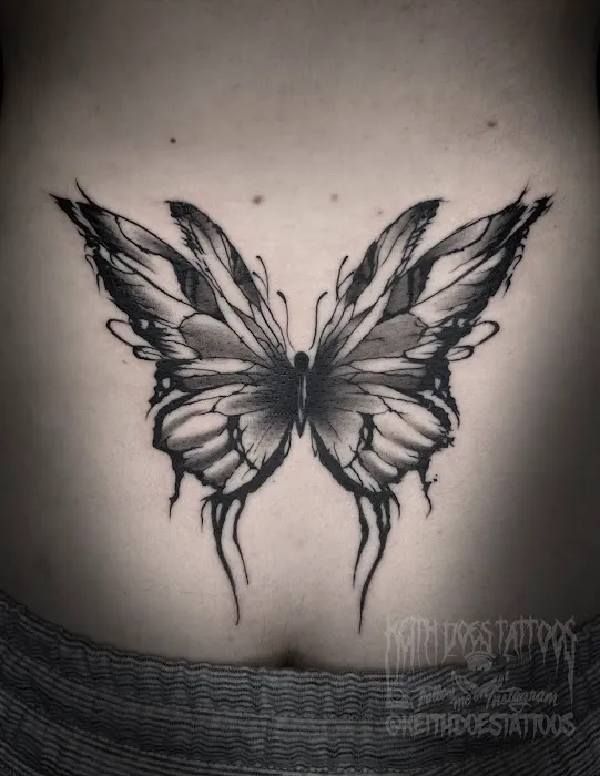 White Bat Tattoo 4
