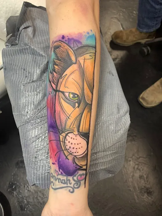Burnouts Garage Tattoo 3
