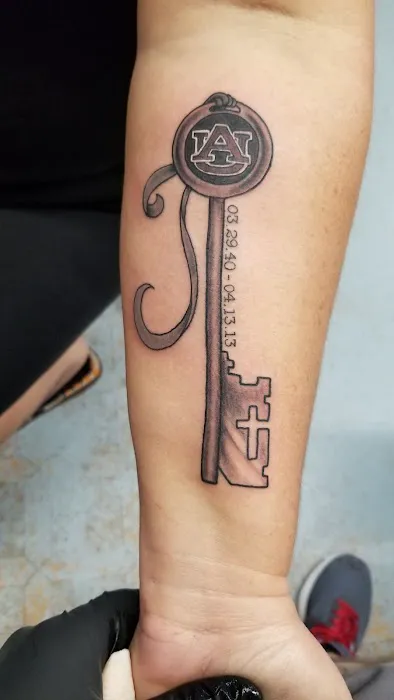 Branded Key Tattoo 5