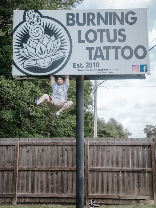 Burning Lotus Tattoo 6
