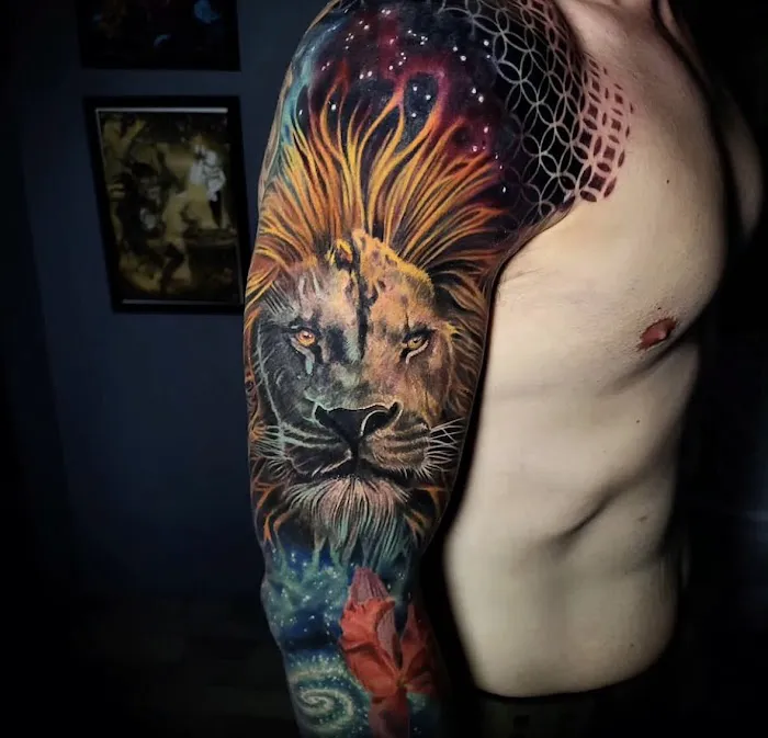 Buddha Blue Tattoo 7