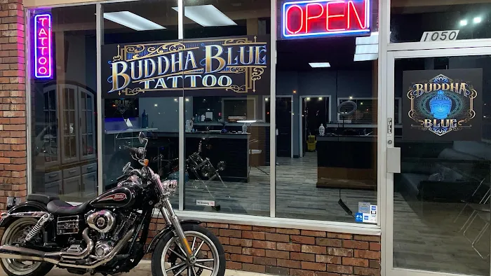Buddha Blue Tattoo 8