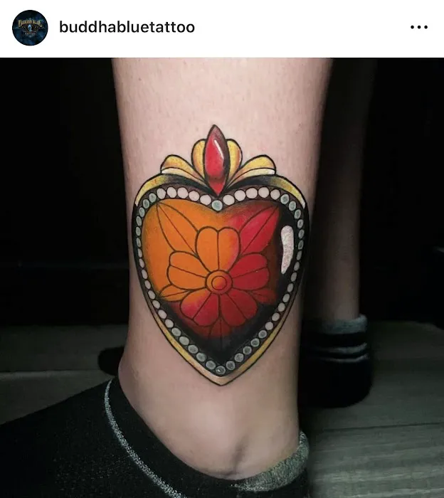 Buddha Blue Tattoo 5