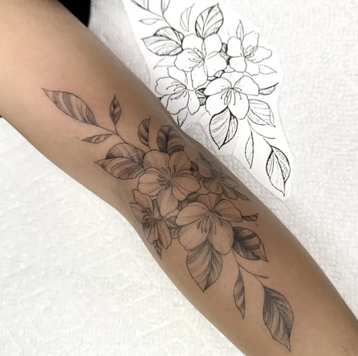 Buddha Blue Tattoo 2