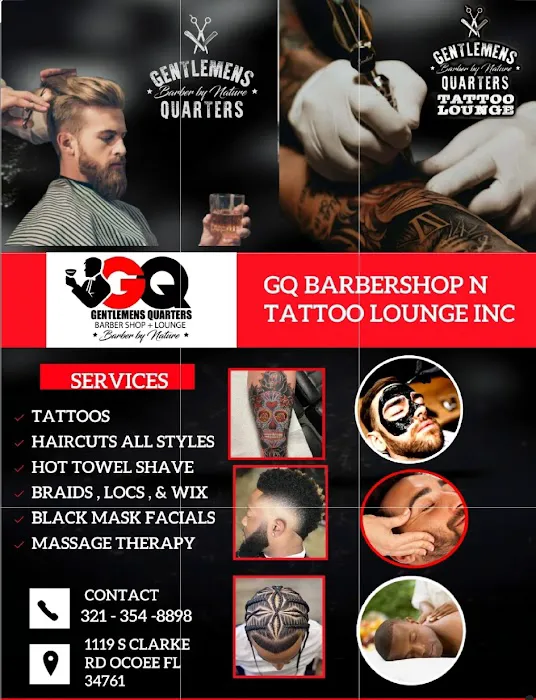 GQ Barbershop ,Tattoo Lounge & spa 8