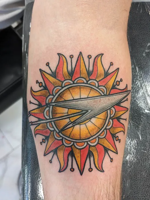 Moth to a Flame Tattoo 3