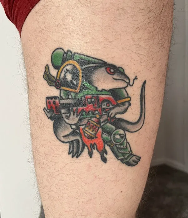 Moth to a Flame Tattoo 8