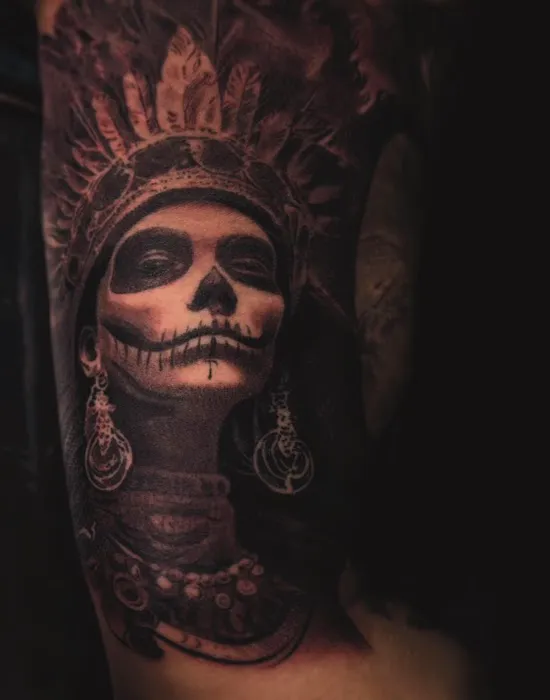 Golden Peacock Tattoo 0