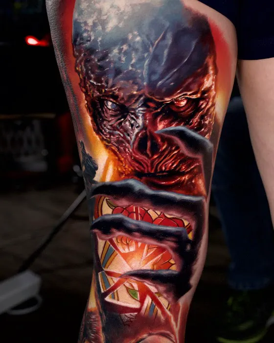 Manor no. 9 tattoo 5