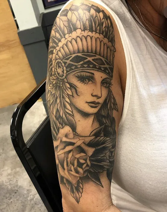 Black Palm Tattoo 2