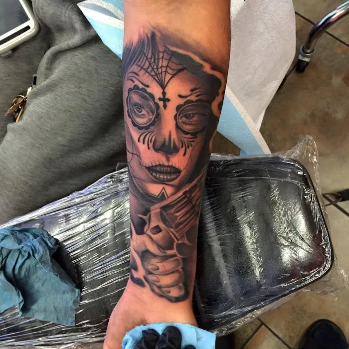 Red Buddha Tattoo - Orange 4