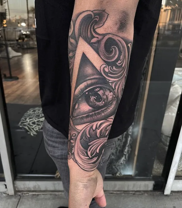 Red Buddha Tattoo - Orange 1
