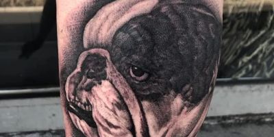 Red Buddha Tattoo - Orange