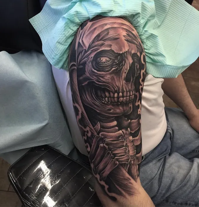 Red Buddha Tattoo - Orange 7