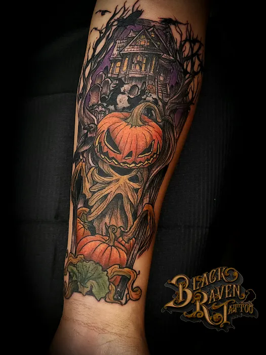Black Raven Tattoo 9
