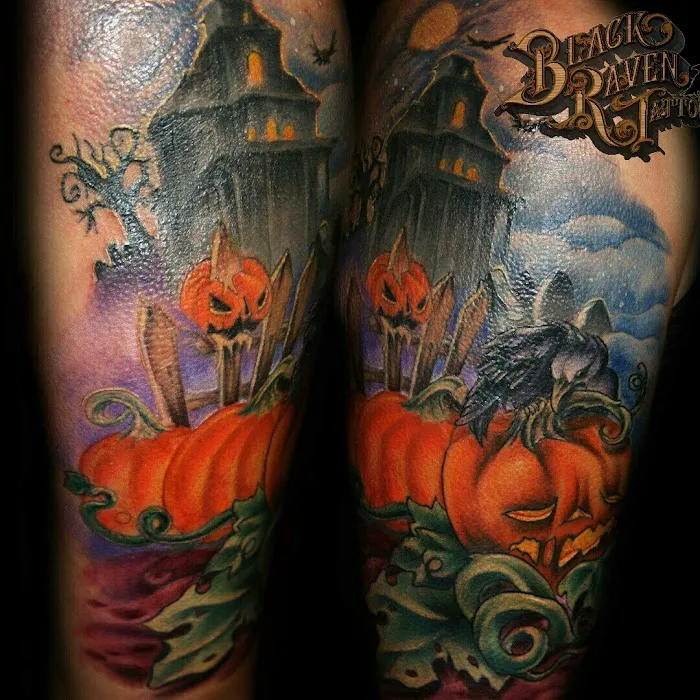 Black Raven Tattoo 4