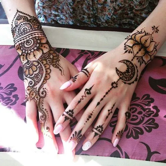 100% natural henna tattoos 1