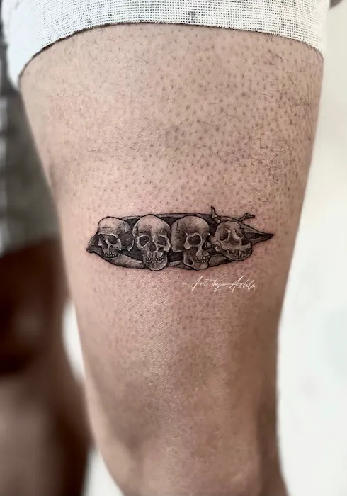 Rose Stem Tattoo 9