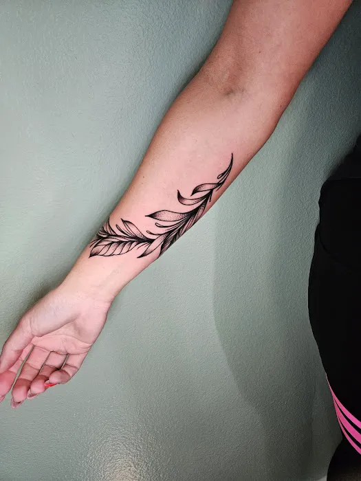 Neon Dagger Tattoo 3
