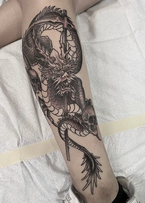 Dire Wolf Tattoo and Fine Art 3